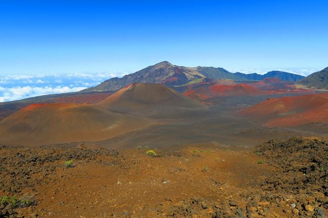 Sliding Sands Hike - Haleakala Crater - Maui Hawaii - cinder cones