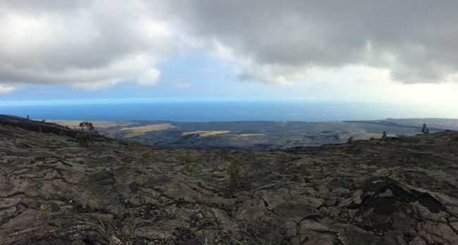 Volcanoes National Park - Big Island Hawaii - panoramic view