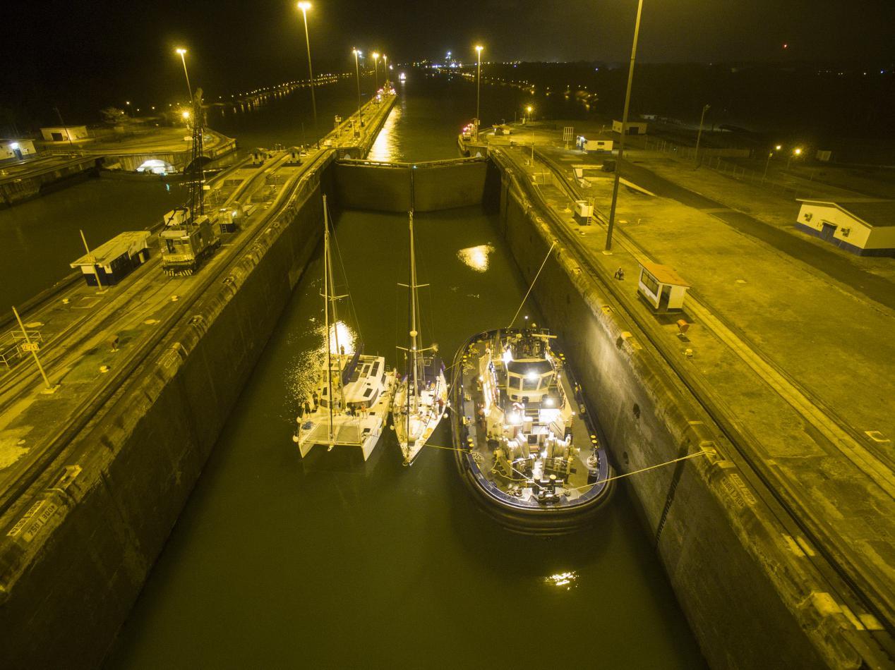 Crossing Panama Canal - Starry Horizons