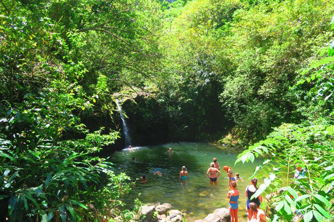 Haipuaena Falls Secret Pool - Hana Highway - Maui - Hawaii