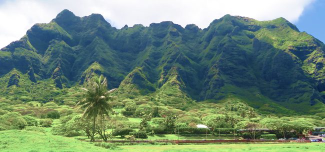 Pali Coast Cliffs - Oahu - Hawaii