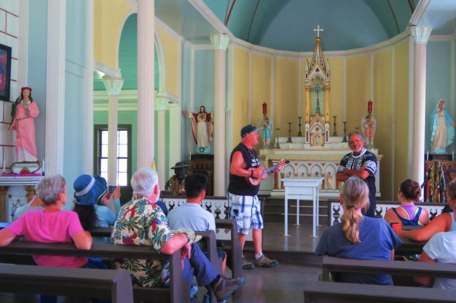 St Philomena Father Damien Church - Interior - Kalaupapa - Molokai ...