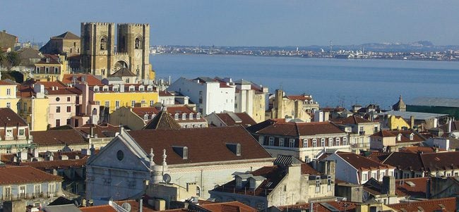 4 Days In Lisbon sample itinerary - panoramic view of city