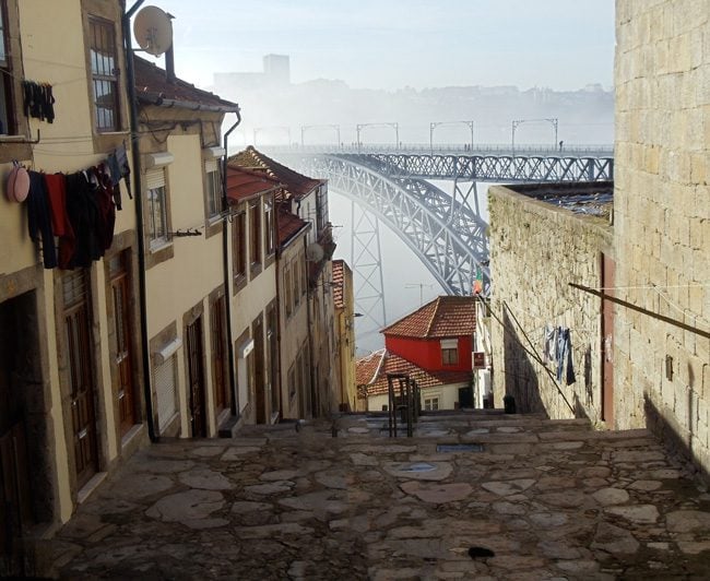 Dom Luis Bridge from Ribeira - Porto - Portugal