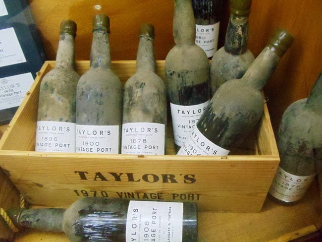 Old Taylors Port Wine Bottles - Porto - Portugal