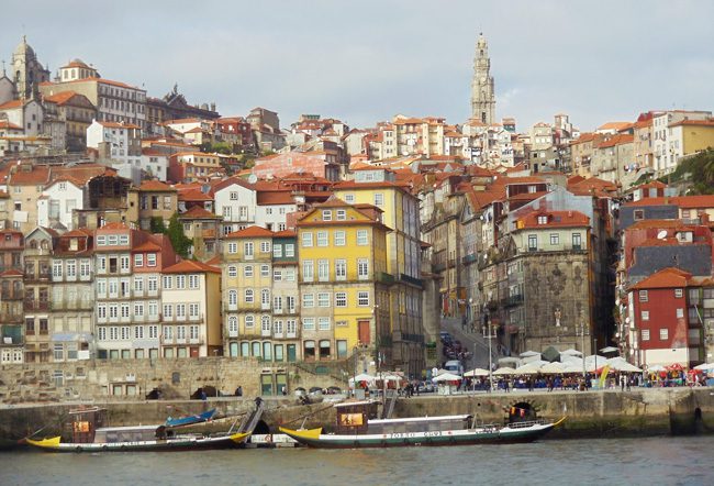 Porto Skyline - view from Vila Nova de Gaia - Portugal