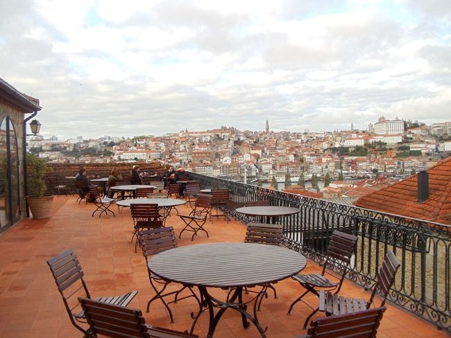 Terrace of Taylors Winery - Porto - Portugal