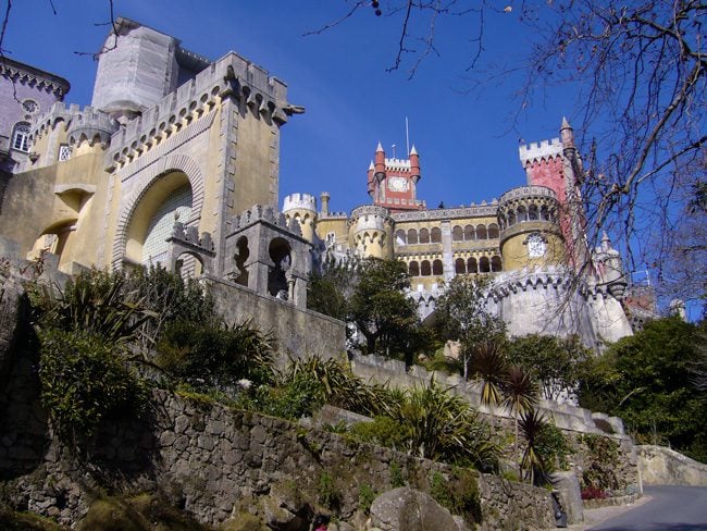 The royal palace in Sintra - Portugal