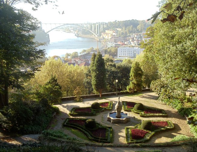 View of Douro River from Jardim do Palácio de Cristal - Porto - Portugal