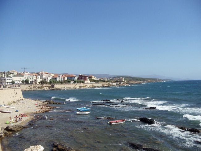 Alghero - view from ramparts - Sardinia