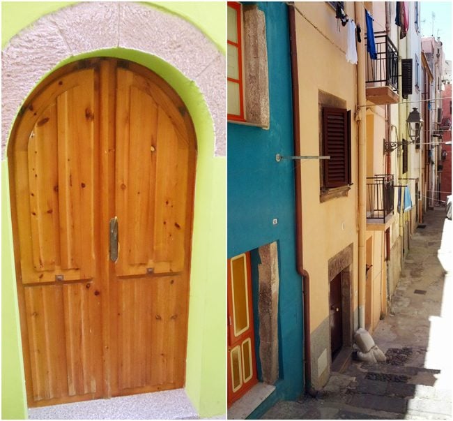 Bosa - Sardinia - door and alley