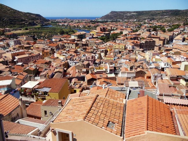 Bosa - Sardinia - view from castle