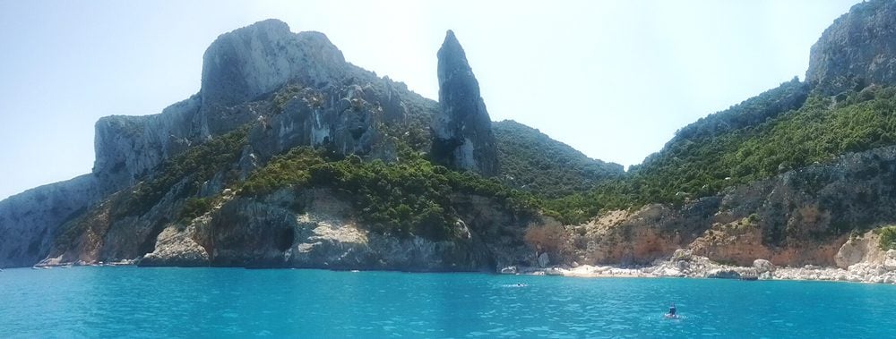 Cala Goloritze - Sardinia beach - panoramic view