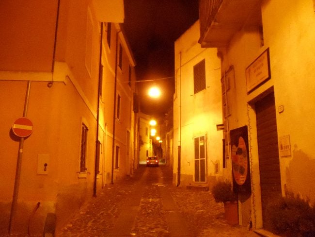 Orosei by night - Sardinia Village