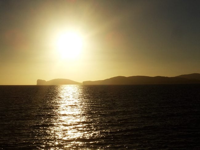 Sunset in Alghero - Sardinia