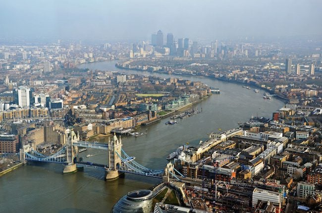 Panoramic View of London from Shard Tower by Dun.can