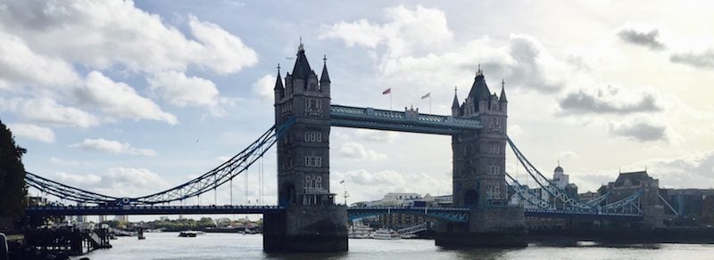 Tower Bridge London - Panoramic View