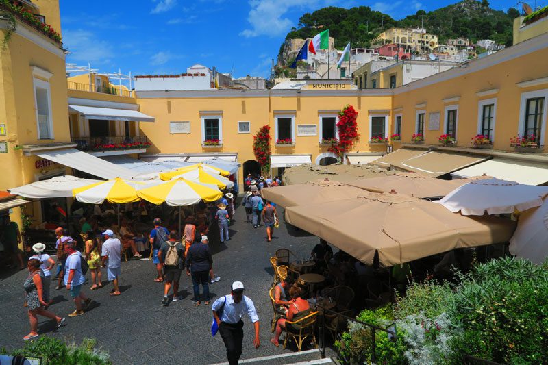 Capri Piazza Umberto main square