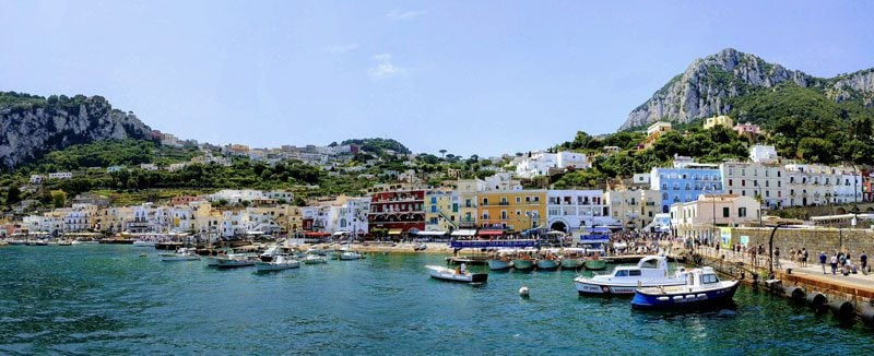 Capri panoramic view