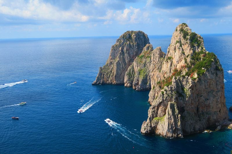 Faraglioni Cliffs Capri