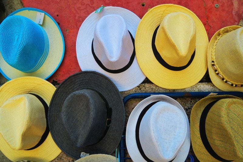 Italian straw hat amalfi coast