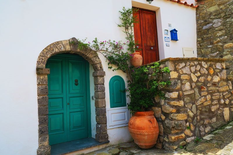 Nerano typical Amalfi Coast village