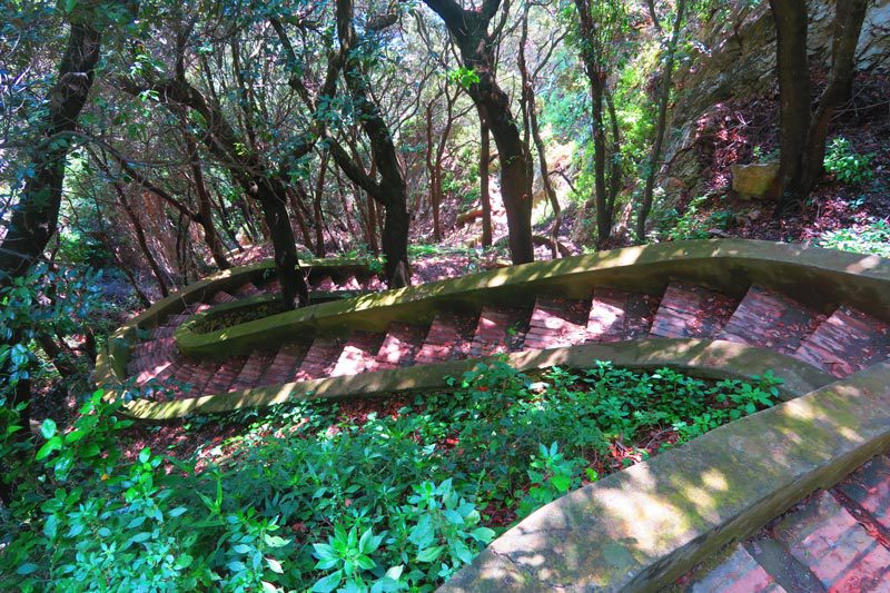 Trail in Capri from Arco Natural to Grotta di Matermania