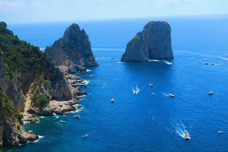 View from Giardini di Augusto Capri