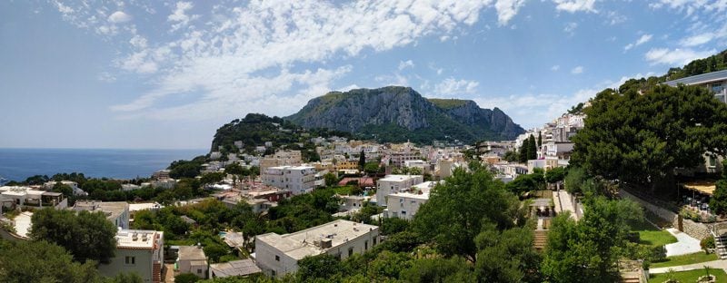 Villa Helios Capri view from room