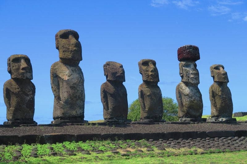 Ahu Tongariki statues