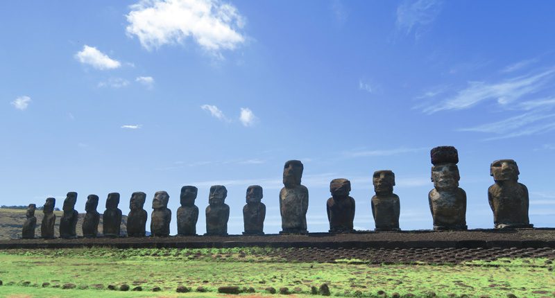 Ahu Tongariki temple Easter Island Rapa Nui