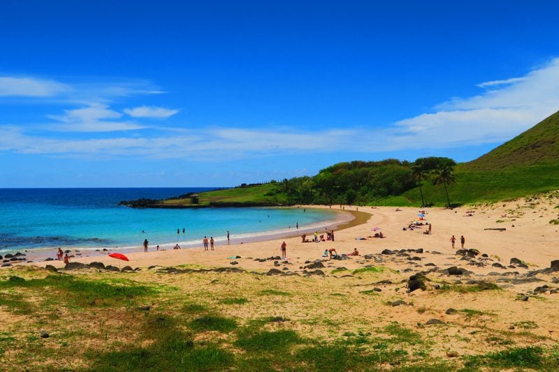 Anakena Beach Easter Island