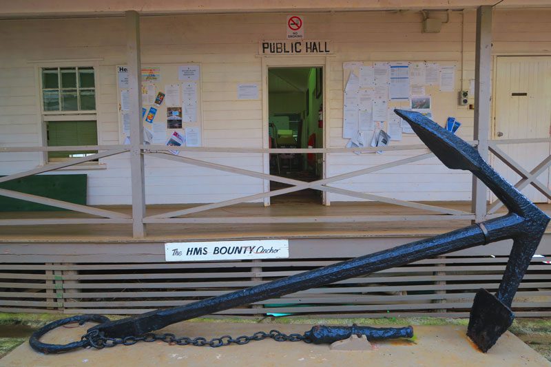 HMS Bounty Anchor Adamstown Pictairn Island