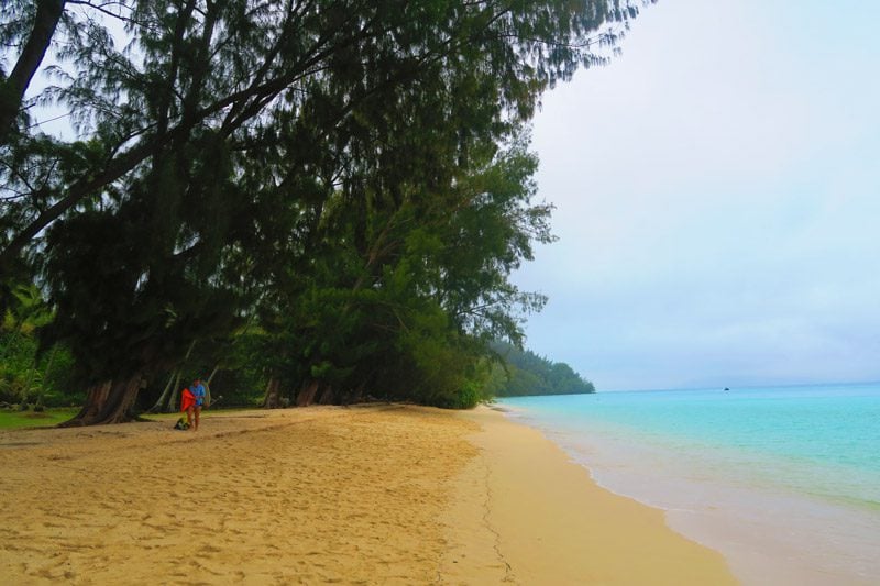 TAI O RA’A BEACH - aukena - Gambier Islands - French Polynesia