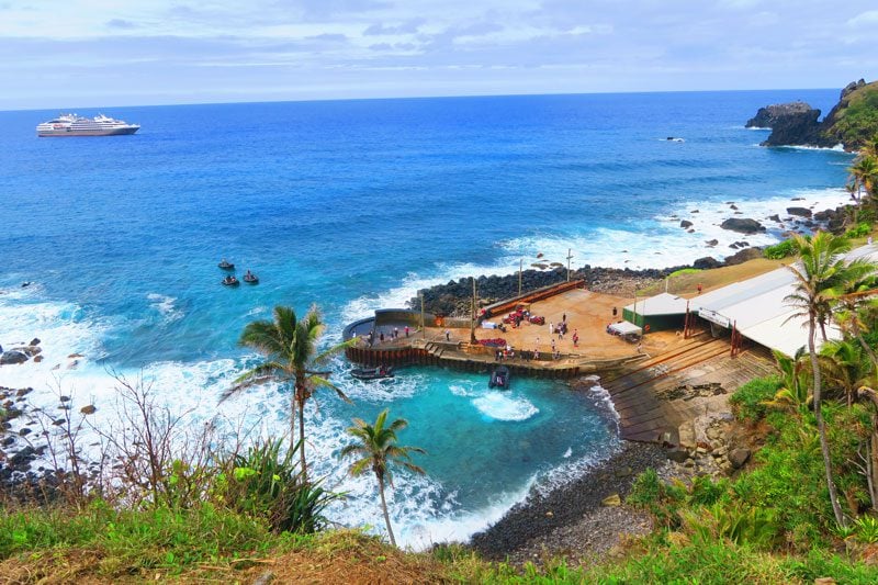 Pitcairn Island landing area