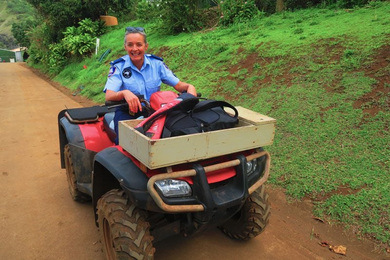 Pitcairn island police officer