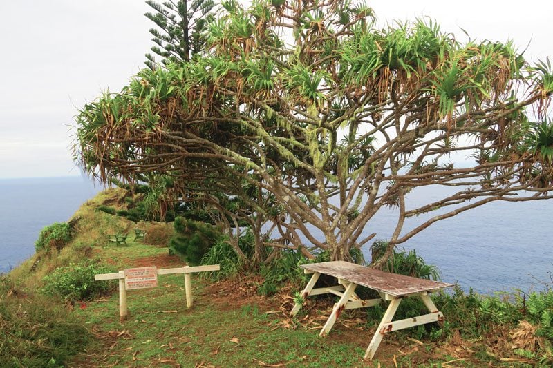 Ship’s Landing Point lookout Pitcairn Island