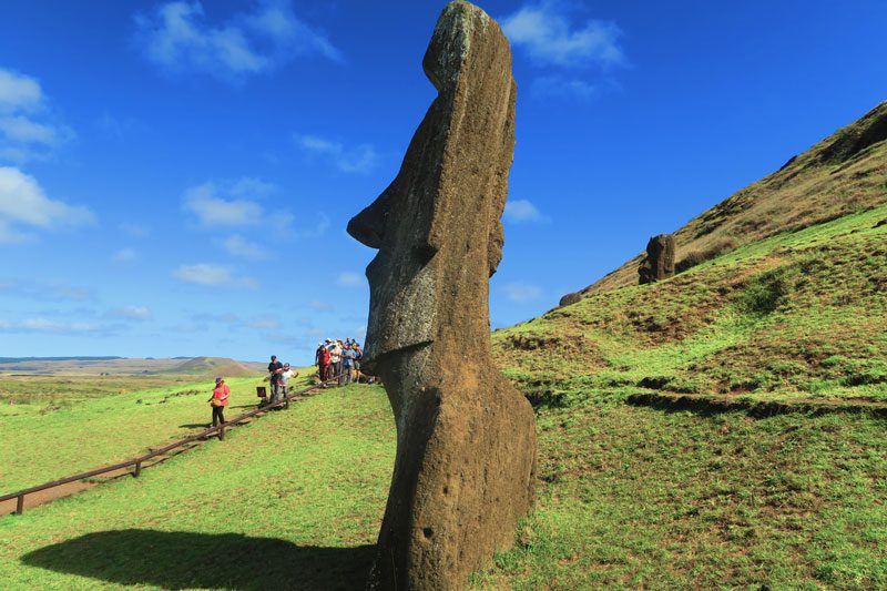 Piro Piro Moai Rano Raraku Easter Island