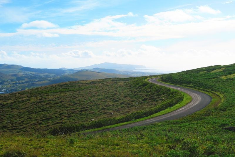 driving on easter island