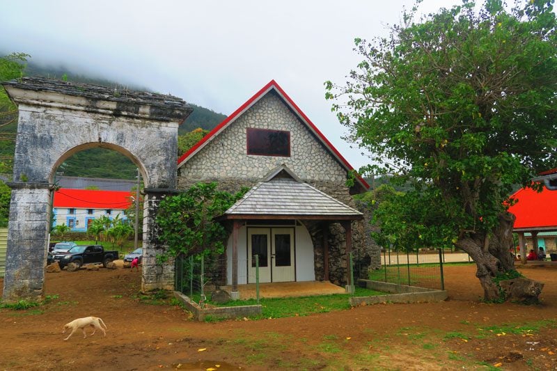 King Maputeoa Palace Rikitea Gambier Islands French Polynesia
