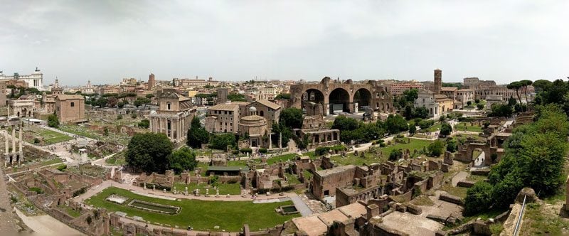 5 Days in Rome - Ancient Rome - panoramic view