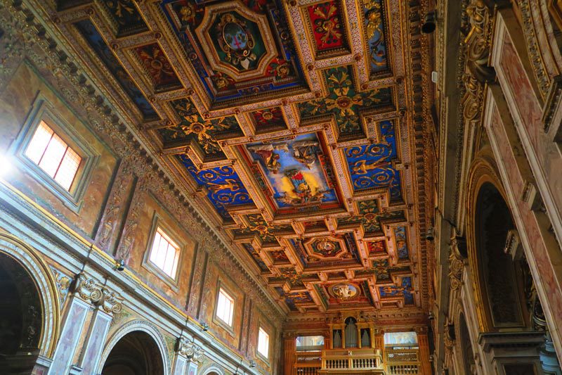 Basilica di Santa Francesca Romana - Rome Church - ceiling