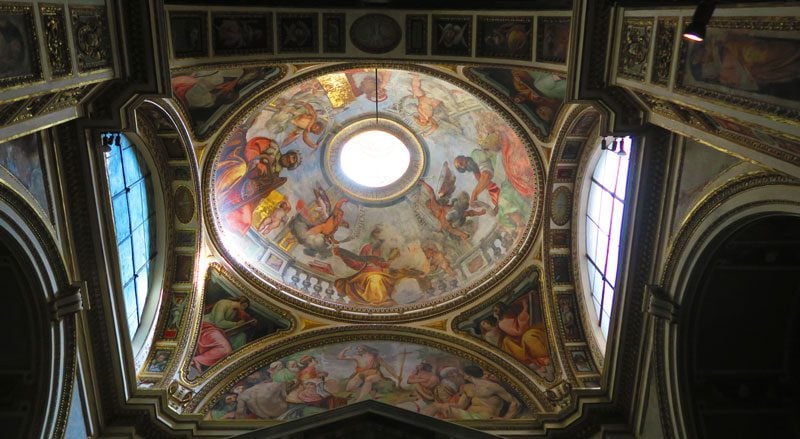 Basilica di Santa Maria Sopra Minerva - Rome church - fresco 3