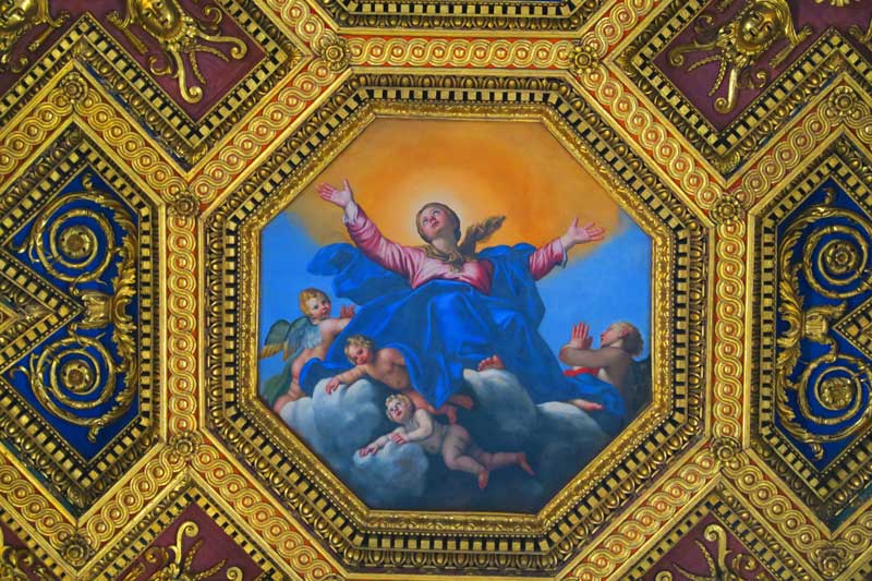 Basilica di Santa Maria in Trastevere - Rome church - painting