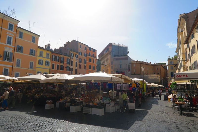 Campo de Fiori Market Square - Rome