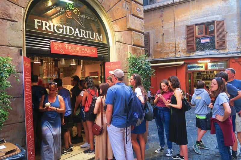 Gelateria Frigidarium - best rome ice cream