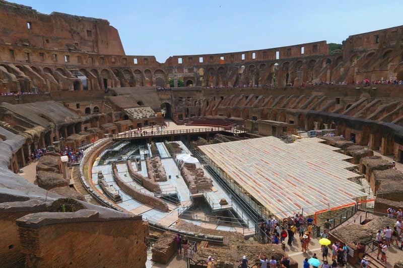 Inside the The Colosseum - Rome