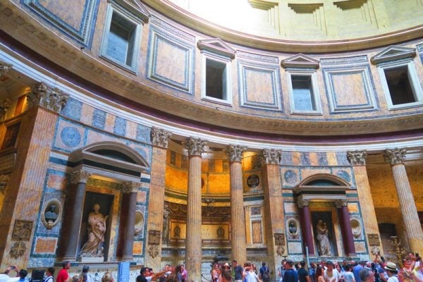 Interior of the Pantheon in Rome