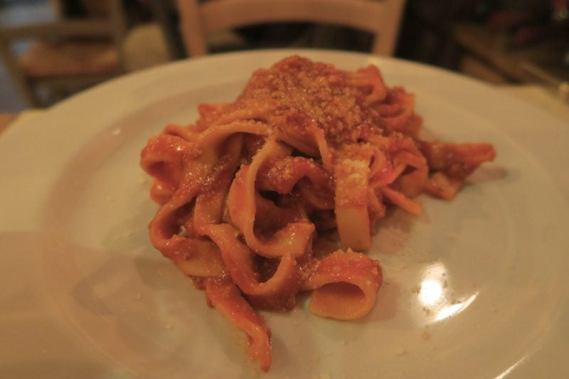 La Fiaschetta  Rome Restaurant pasta