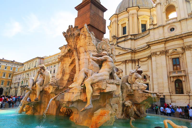 Piazza Navona Rome Fountain of the Four Rivers